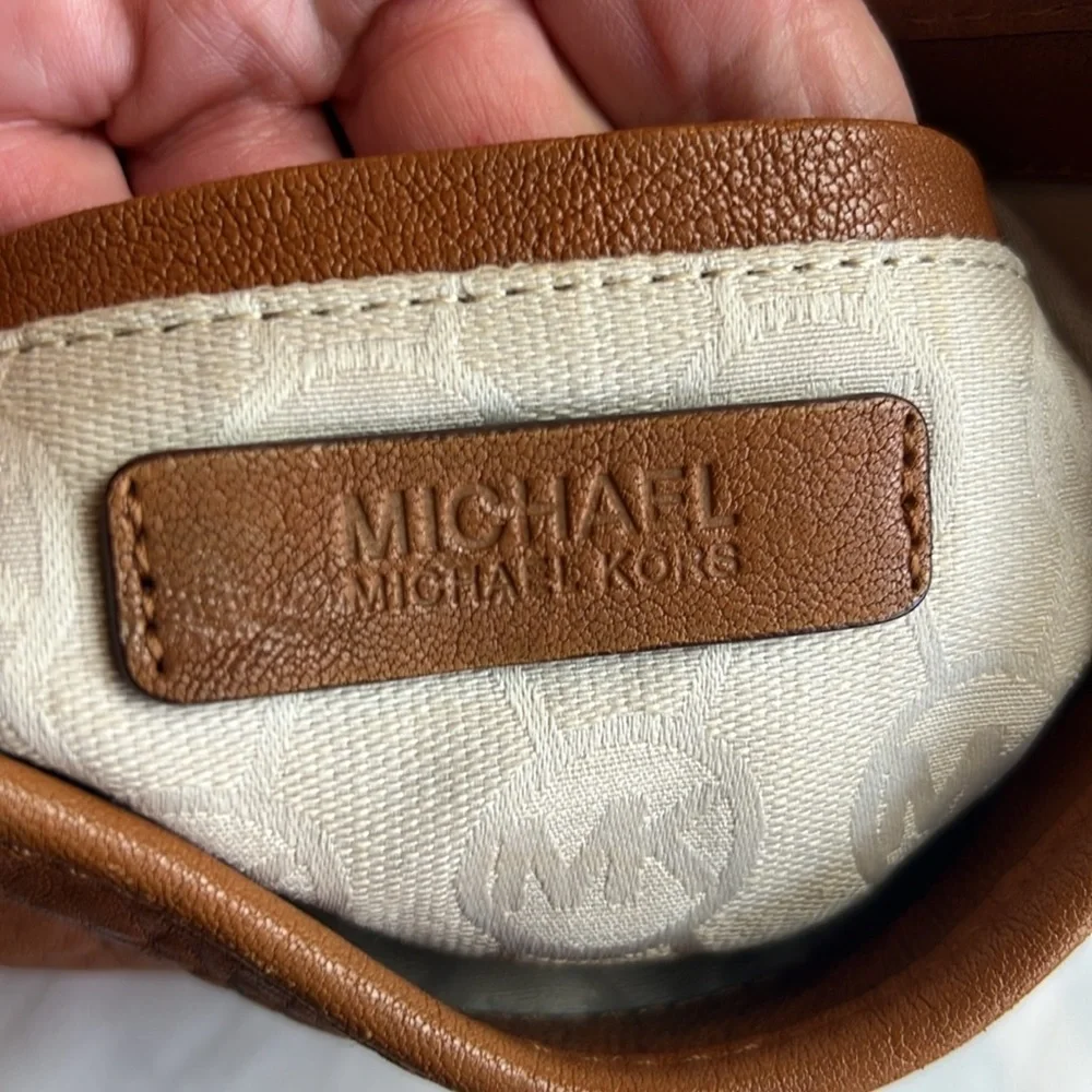 Vintage Y2K Michael Kors Crosby cognac, Large leather bag